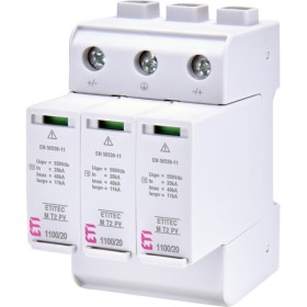 Ограничитель перенапряжения ETI 002440515 ETITEC M T2 PV 1100/20 Y (для PV систем)