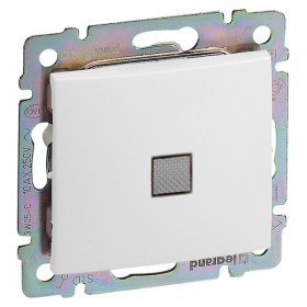 Механізм прохідного вимикача Valena з підсвічуванням білий