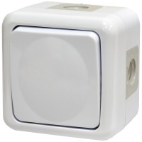 Выключатель "лестничный" 1-клавишный белый ETI PVE-3 (4481018)