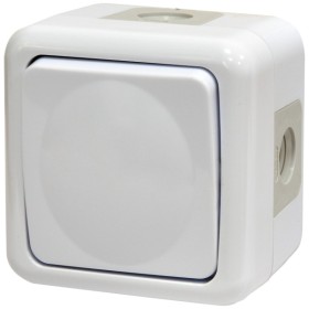 Выключатель "лестничный" 1-клавишный белый ETI PVE-3 (4481018)