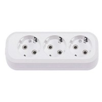 Колодка TNSy Leon на 3 розетки з заземленням (TNSy5000065)