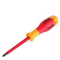 Диэлектрическая отвертка Tolsen V30602 PZ 2х100мм