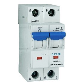 Автоматический выключатель Schrack Technik BM015202ME 500В DC 2А С