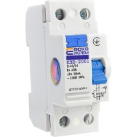 Устройство защитного отключения Аско-Укрем ПЗВ-2001 1Р+N 40А 30мА (A0020010005)