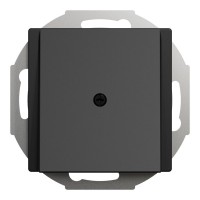 Центральная плата с кабельным отверстием Merten System M, MEG4071-0403 черный матовый