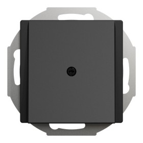 Центральная плата с кабельным отверстием Merten System M, MEG4071-0403 черный матовый