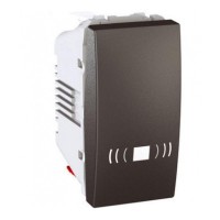 Выключатель кнопочный с символом «Звонок» графит Schneider Electric