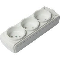 Трехместная колодка E.Next e.t.es.3 без заземления (s042101)