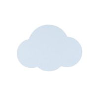 Бра, настінний світильник TK Lighting 4966 Cloud G9 2x6W IP20 блакитний