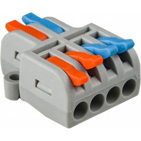 Проходная клемма Аско-Укрем DB-42 серая (A0130010118)