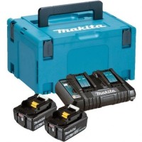 Набір акумуляторів Makita 197629-2 LXT (BL1850Bx2 DC18RD Makpac3)