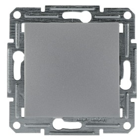 Перемикач перекр. без рамки алюміній Asfora, EPH0500161
