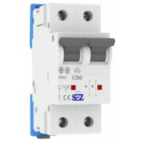 Двополюсний автомат SEZ 62 C 50А 2P (PR62C50A)