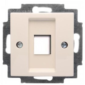 Накладка компьютерной розетки ABB Basic 55 2561-92-507 (слоновая кость)