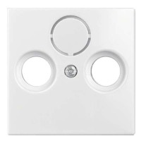 Центральна плата TV+R+(SAT) розетки ABB Basic 55 2CKA001724A4283 1743-94-507 (альпійський білий)