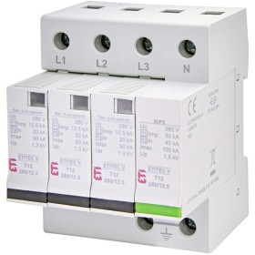Ограничитель перенапряжения ETI 002442908 ETITEC V T12 280/12.5 (3+1)