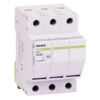 Тримач-роз'єднувач запобіжників NOARK Ex9F 3P 32A WI 10x38мм без індикатора (109057)