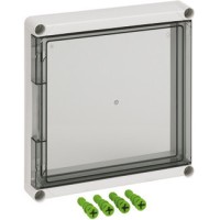 Прозора кришка комбі боксу з дверцятами Spelsberg GDK 2-KT (320х320х50мм)