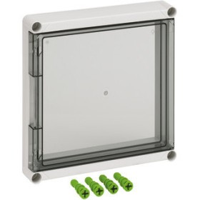 Прозора кришка комбі боксу з дверцятами Spelsberg GDK 2-KT (320х320х50мм)