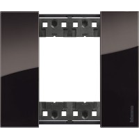 Рамка на 2 модуля Bticino Living Now KA4802DG (Немецкий/Итальянский стандарт) цвета ночи