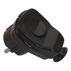 Штепсельна вилка з вимикачем SEZ WT-L CZ 16А чорна