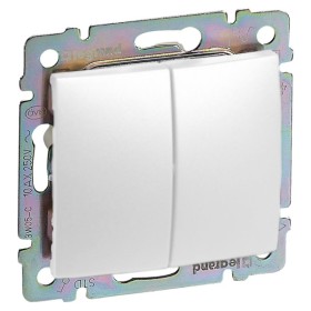 Механизм 2-кл. выключателя Valena белый