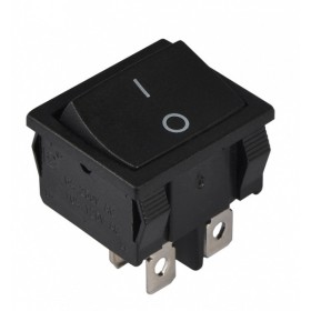 Переключатель Аско-Укрем KCD1-6-201 B/B (0-I) черный (A0140040080)