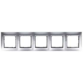 П'ятимісна рамка Kontakt Simon Simon 54 Premium DR5/43 (срібло)