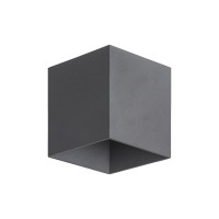 Уличный светильник TK Lighting 18086 Cube LED 2x5W 3000K 650Lm IP54 графитовый