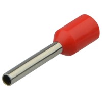 Наконечник Аско-Укрем НТ 1,0-10 изолированный красный 100шт (A0060010115)