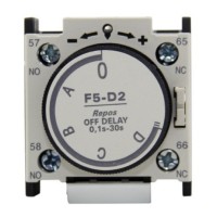 Приставка выдержка времени Chint F5-D2 с задержкой 0,1…30с на выключение (258019)