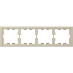 Четырехместная рамка Schneider Electric D-Life MTN4040-6533 сахара