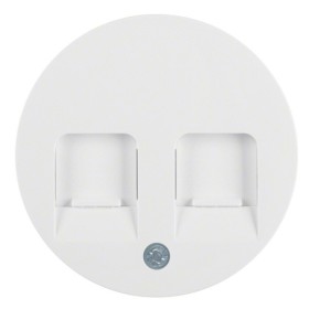 Накладка для супортів під 2 модулі RJ12/RJ45 полярна білизна Berker Rx