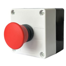 Одномісний пост керування Promfactor FP5-BOX1W5 з кнопкою-грибком "STOP"