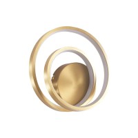 Бра, настінний світильник Goldlux 336705 Zefira LED 1x14W 4000K 2100Lm IP20 золотий