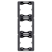 Адаптер Hager WL5833 Lumina-Intense 3Х з/в (чорний)