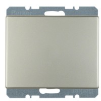 Заглушка Berker K.5 10457004 с центральной панелью (нержавеющая сталь)