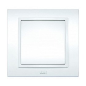 Заглушка ELBI ZENA белая 1кл с рамкой ( 500-010200-299 )