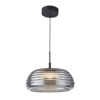 Підвісний світильник, люстра Italux PND-24040-BK-SG Loculi LED 1x20W 3000K 1200Lm IP20 димчастий