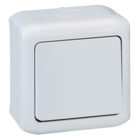 Выключатель 1 клавишный Legrand Forix серый