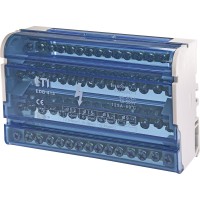 Розподільний клемний блок ETI 001102305 EDB-415 4p 3L+PE/N 125A на 15 виходів