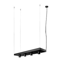 Подвесной светильник, люстра Nowodvorski 9381 Plant GU10 4x10W IP20 черный