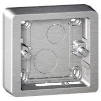 Однопостова коробка Legrand Celiane (080244) для накладного монтажу (титан)