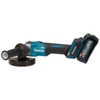 Аккумуляторная угловая шлифмашина Makita GA008GM201 XGT 40В 125мм с аккумуляторами BL4040x2