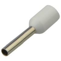 Накінечник Аско-Укрем НТ 0,75-10 ізольований білий 100шт (A0060010113)