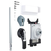 Поворотная удлиненная ручка Hager HXC031H с возможностью блокировки h250 IP55