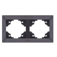 Горизонтальна 2-на рамка NE-AD ARAS 93-24-16 чорна