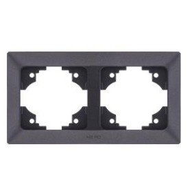 Горизонтальна 2-на рамка NE-AD ARAS 93-24-16 чорна