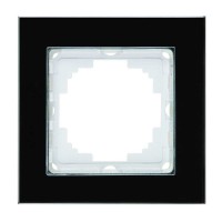 Рамка Nilson Alegra скло чорне 1-на ( 25BL0091 )