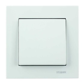 Вимикач Nilson Moda білий 1кл ( 21112001 )